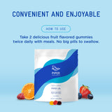 Piper Biosciences Plant Sterol Gummies mixed berry flavour close-up