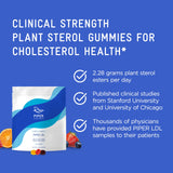 Piper Biosciences Plant Sterol Gummies orange flavour close-up