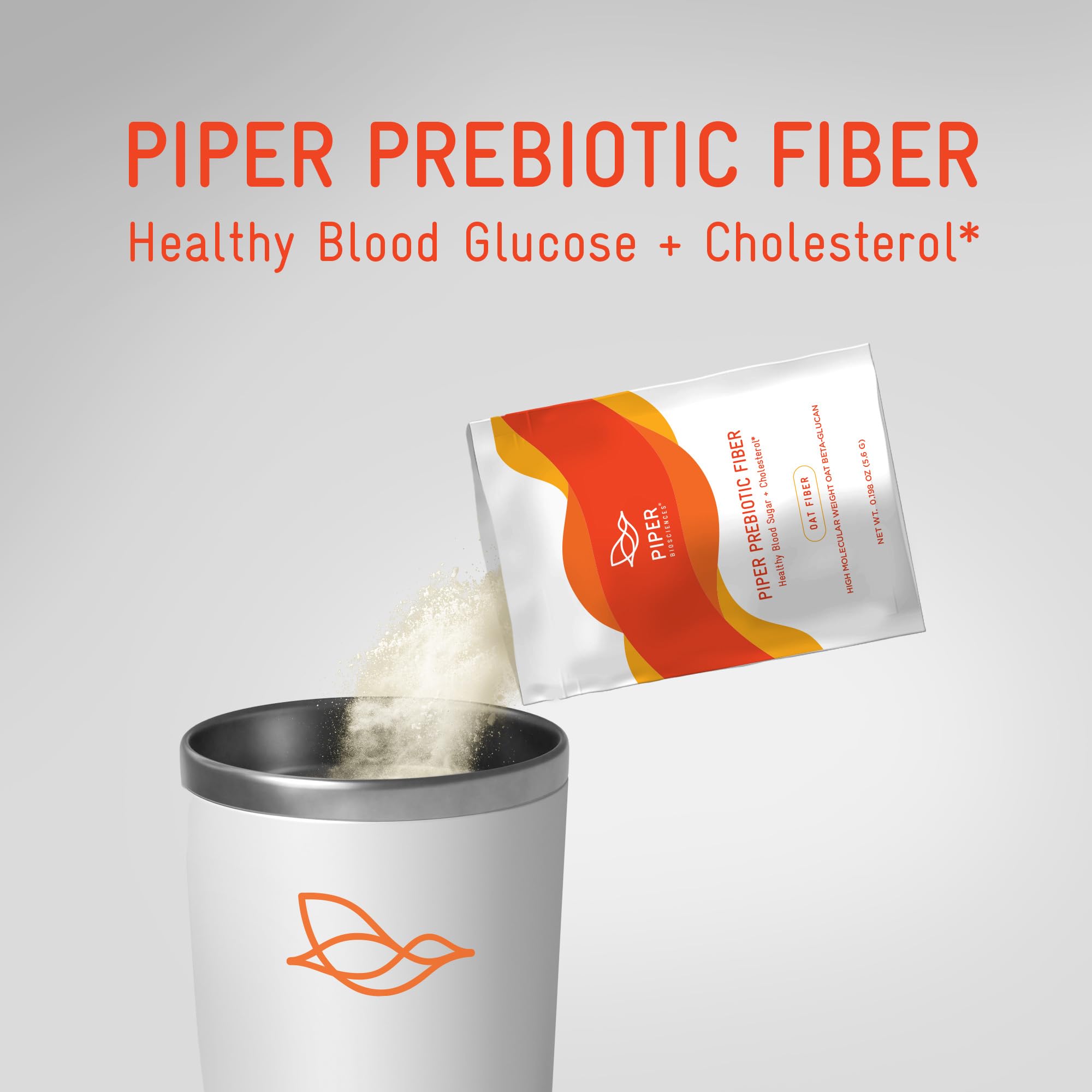 Piper Biosciences Prebiotic Fiber packet details