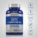 Piping Rock Acetyl-L-Carnitine 150g back view