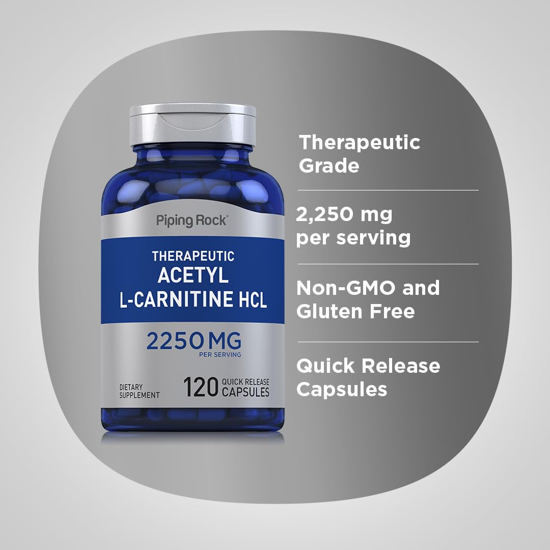 Piping Rock Acetyl-L-Carnitine 150g packaging