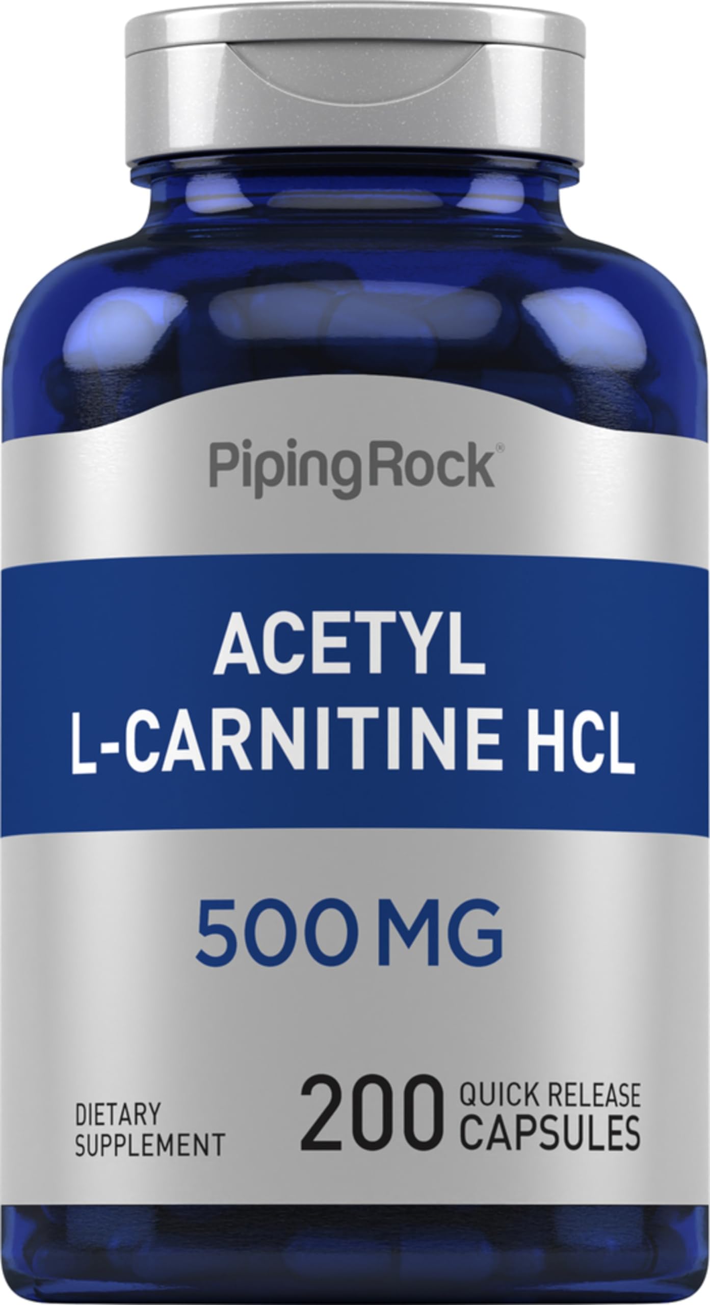 Piping Rock Acetyl-L-Carnitine 181g front view of packaging
