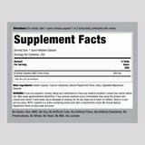 Piping Rock Acetyl-L-Carnitine 282g back view with ingredients