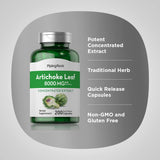 Piping Rock Artichoke Extract 155g Quick Release Capsules opened with capsules visible