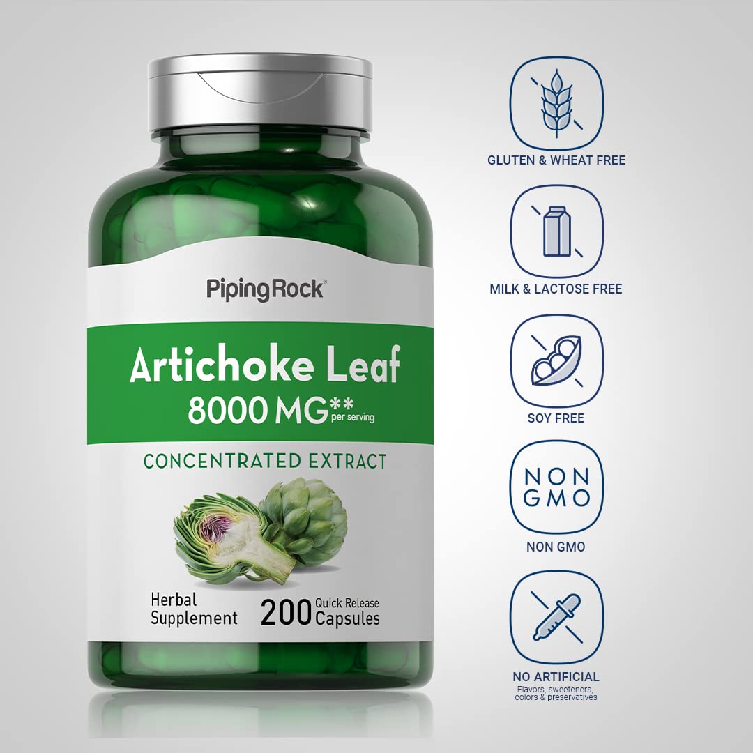 Piping Rock Artichoke Extract 155g Quick Release Capsules packaging