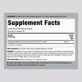 Piping Rock Ashwagandha Capsules side view showing dosage