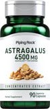 Piping Rock Astragalus Concentrated Extract capsules front view
