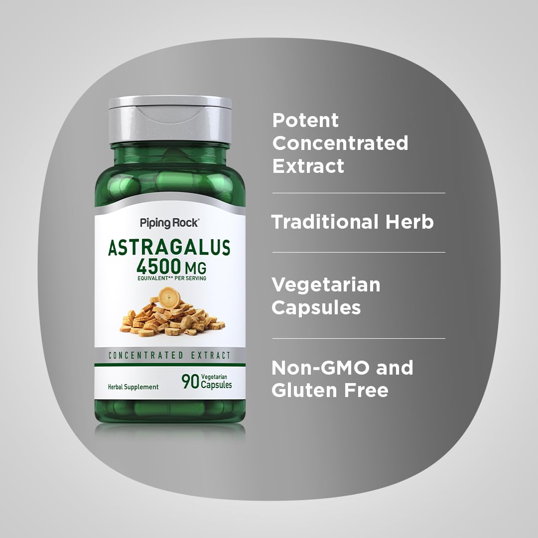 Piping Rock Astragalus Concentrated Extract ingredients list