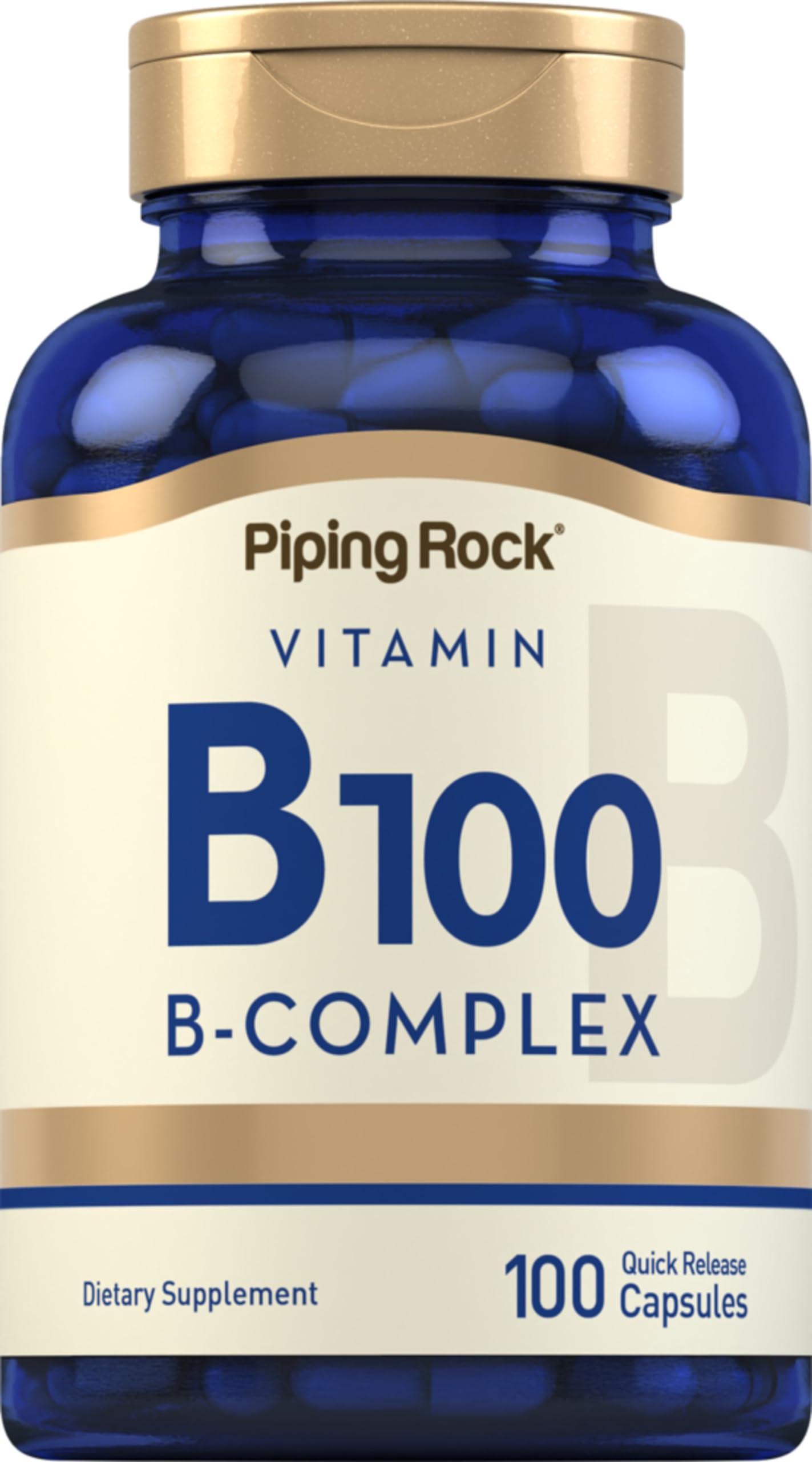 Piping Rock B-Complex High Potency Formula front view