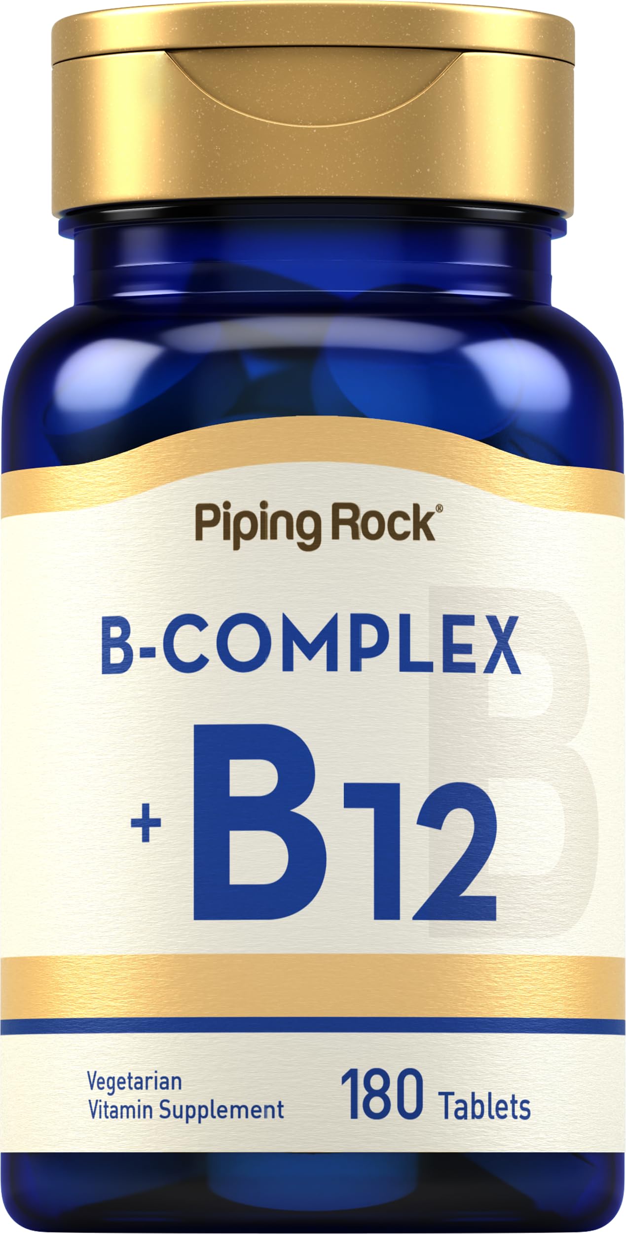 Piping Rock B-Complex High Potency Tablets front view