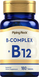 Piping Rock B-Complex High Potency Tablets front view
