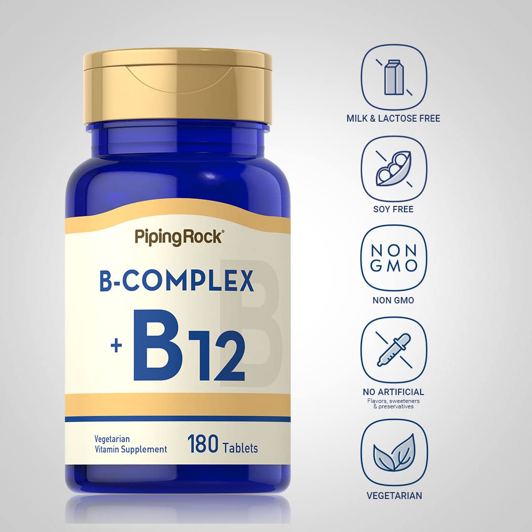 Piping Rock B-Complex High Potency Tablets packaging