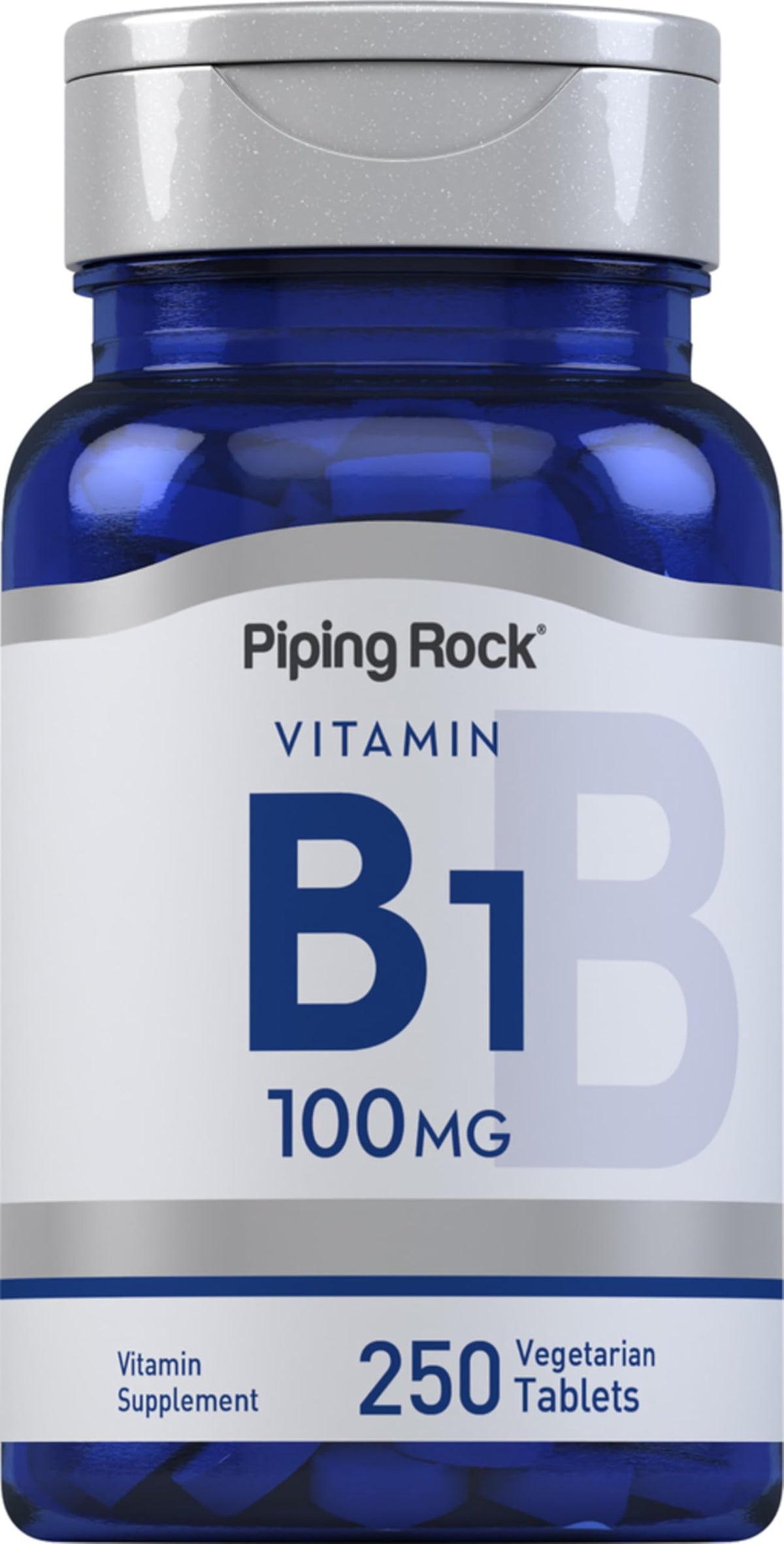 Piping Rock B1 (Thiamine) High Potency Supplement front view