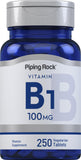 Piping Rock B1 (Thiamine) High Potency Supplement front view