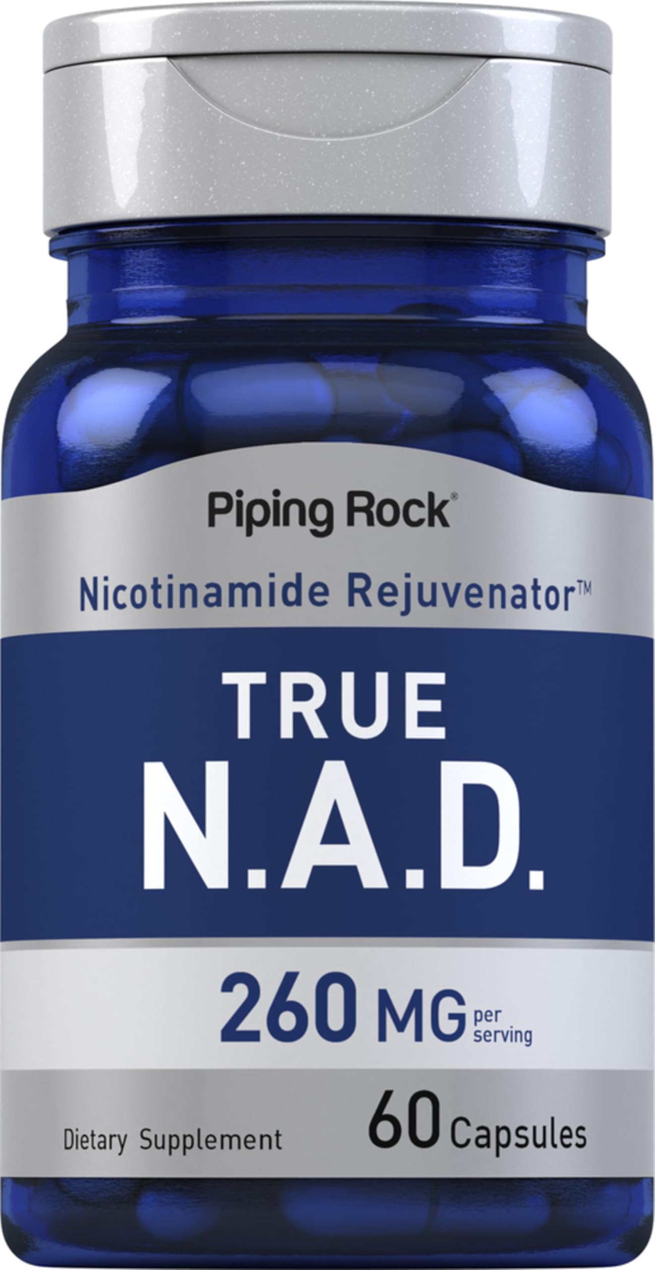 Piping Rock B3 (Niacin) Quick Release Capsules front view