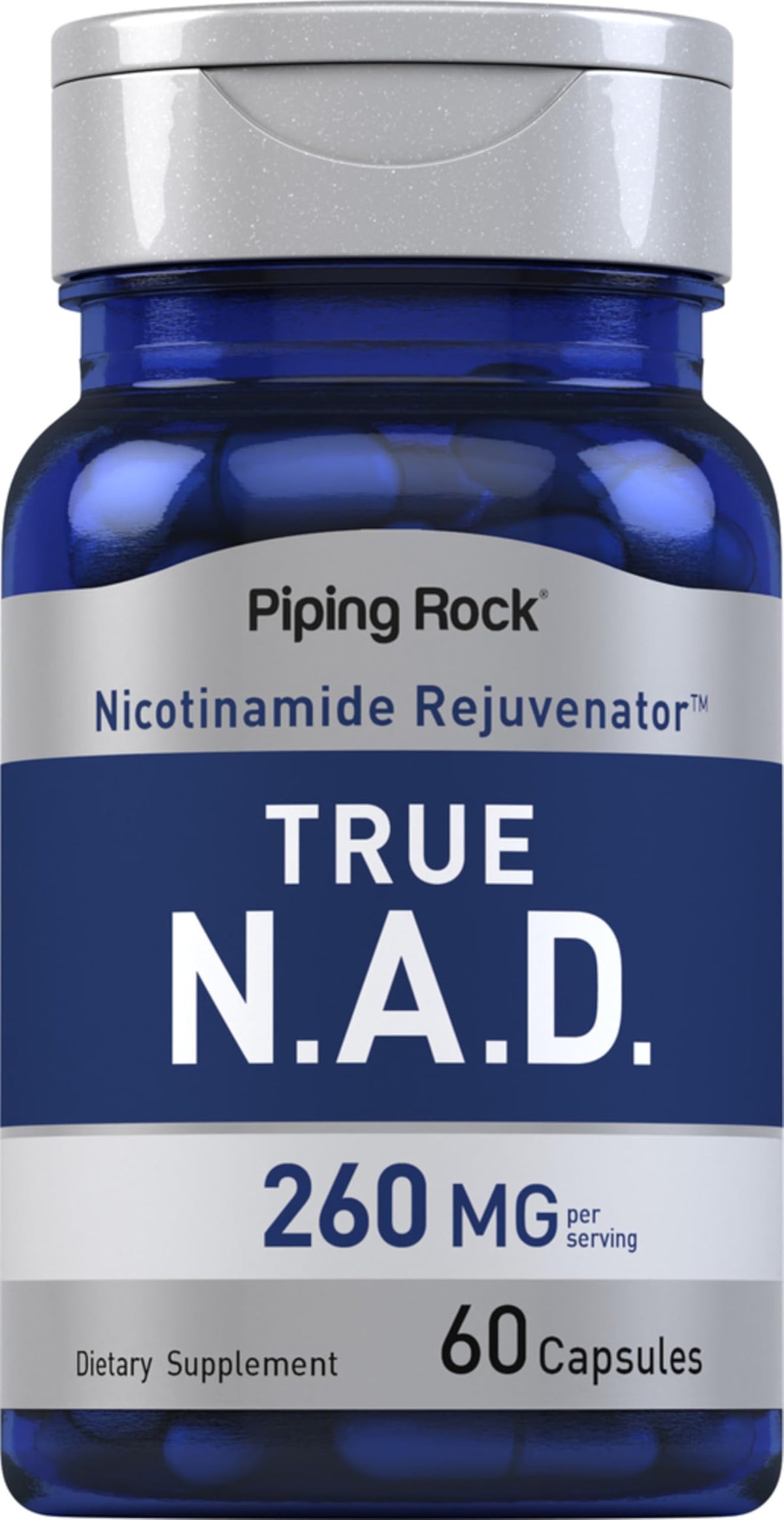 Piping Rock B3 (Niacin) Quick Release Capsules front view