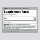 Piping Rock B3 (Niacin) Quick Release Capsules side view