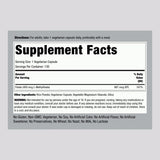 Piping Rock B9 (Folic Acid) capsule bottle side view