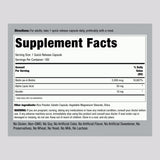 Piping Rock Biotin B7 100g back view with ingredients