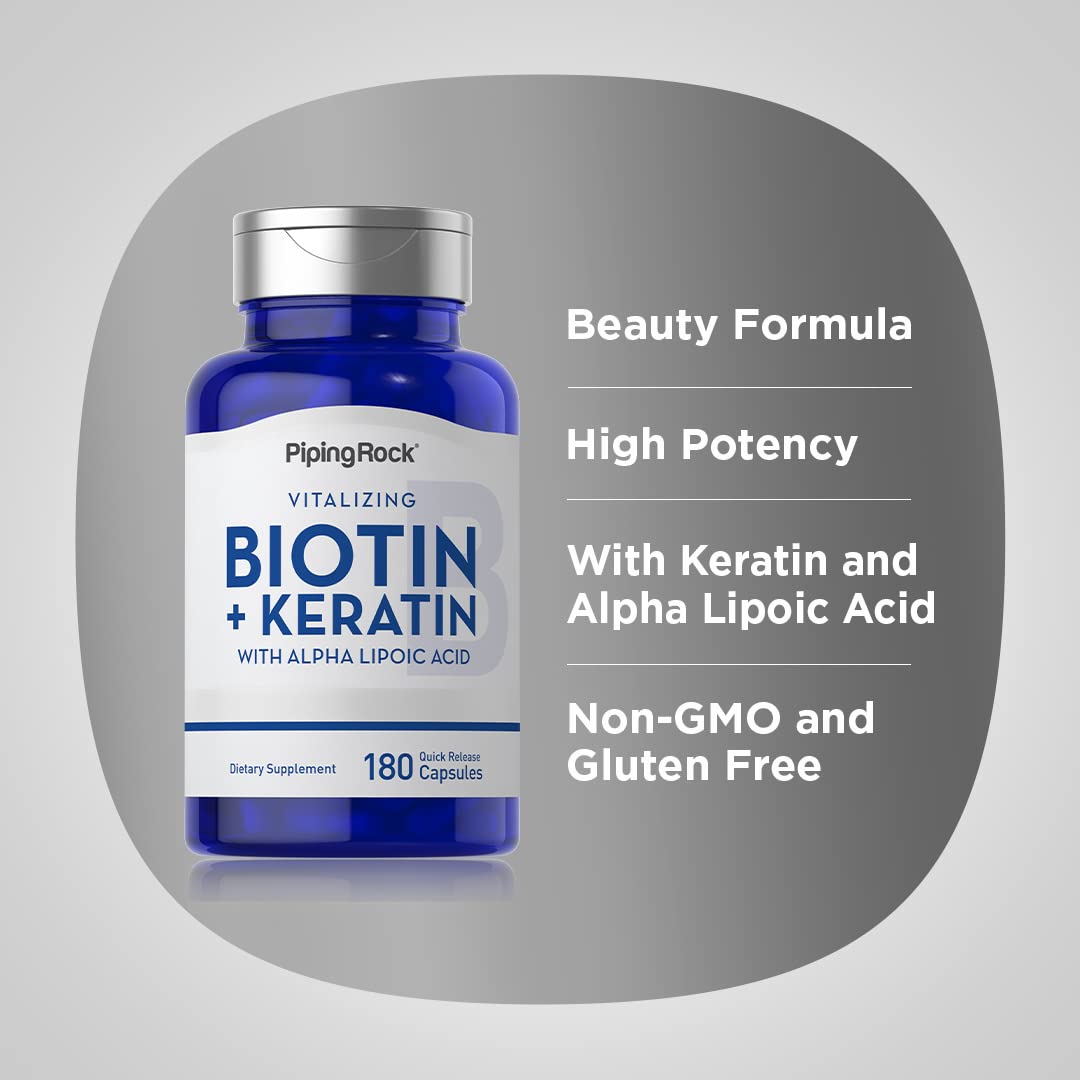 Piping Rock Biotin B7 100g packaging details