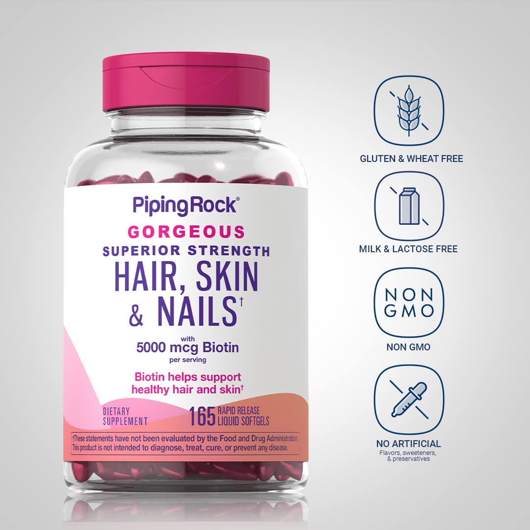 Piping Rock Biotin B7 Supplement capsule close-up