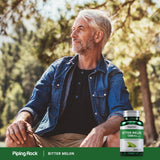Piping Rock Bitter Melon Extract Capsules close-up of capsules