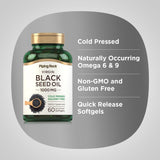 Piping Rock Black Seed Oil 1000 mg softgels close-up
