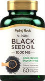Piping Rock Black Seed Oil 1000 mg softgels front view