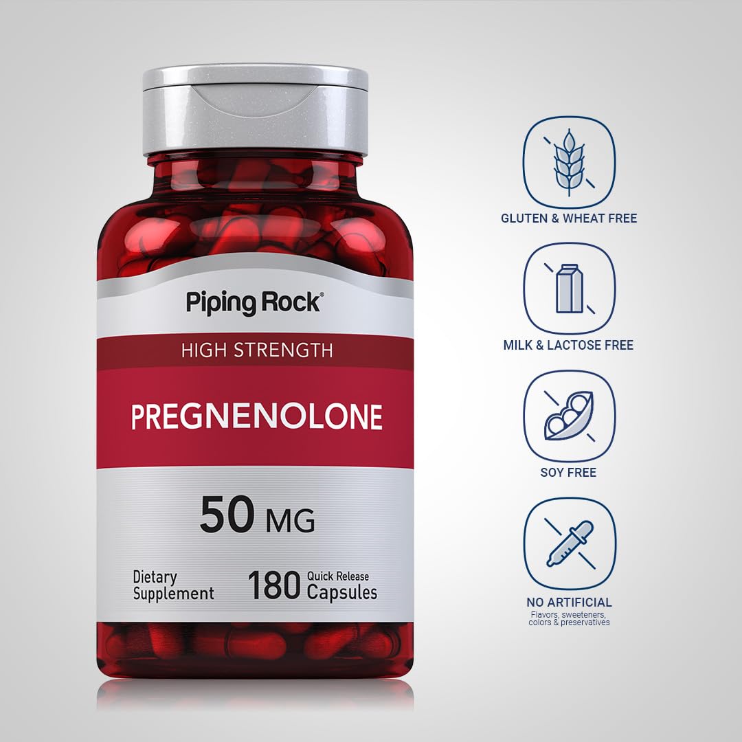 Piping Rock Blended Vitamin & Mineral Supplement 50 mg capsule bottle with label