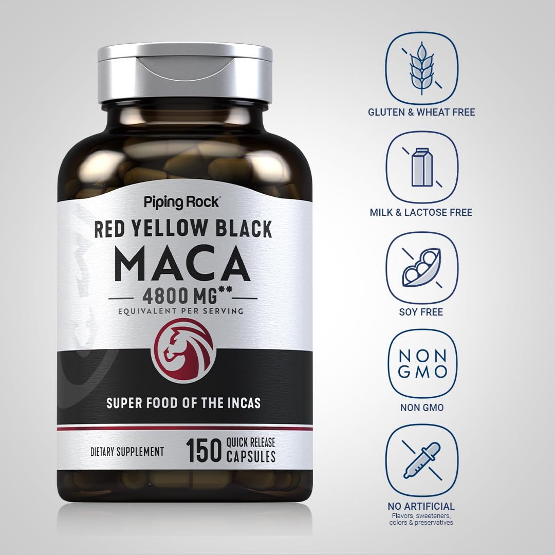 Piping Rock Blended Vitamin & Mineral Supplement back view