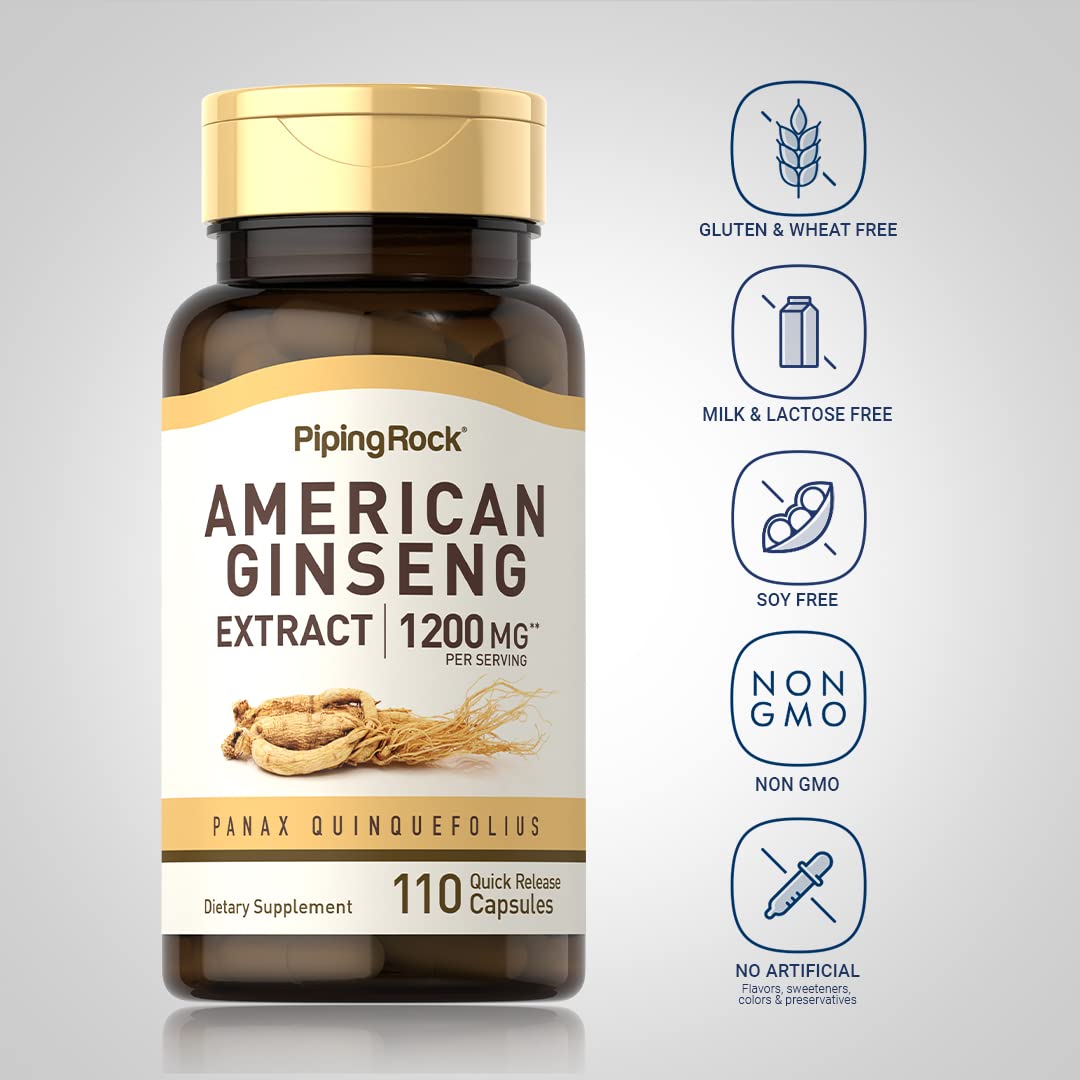 Piping Rock Blended Vitamin & Mineral Supplement back view