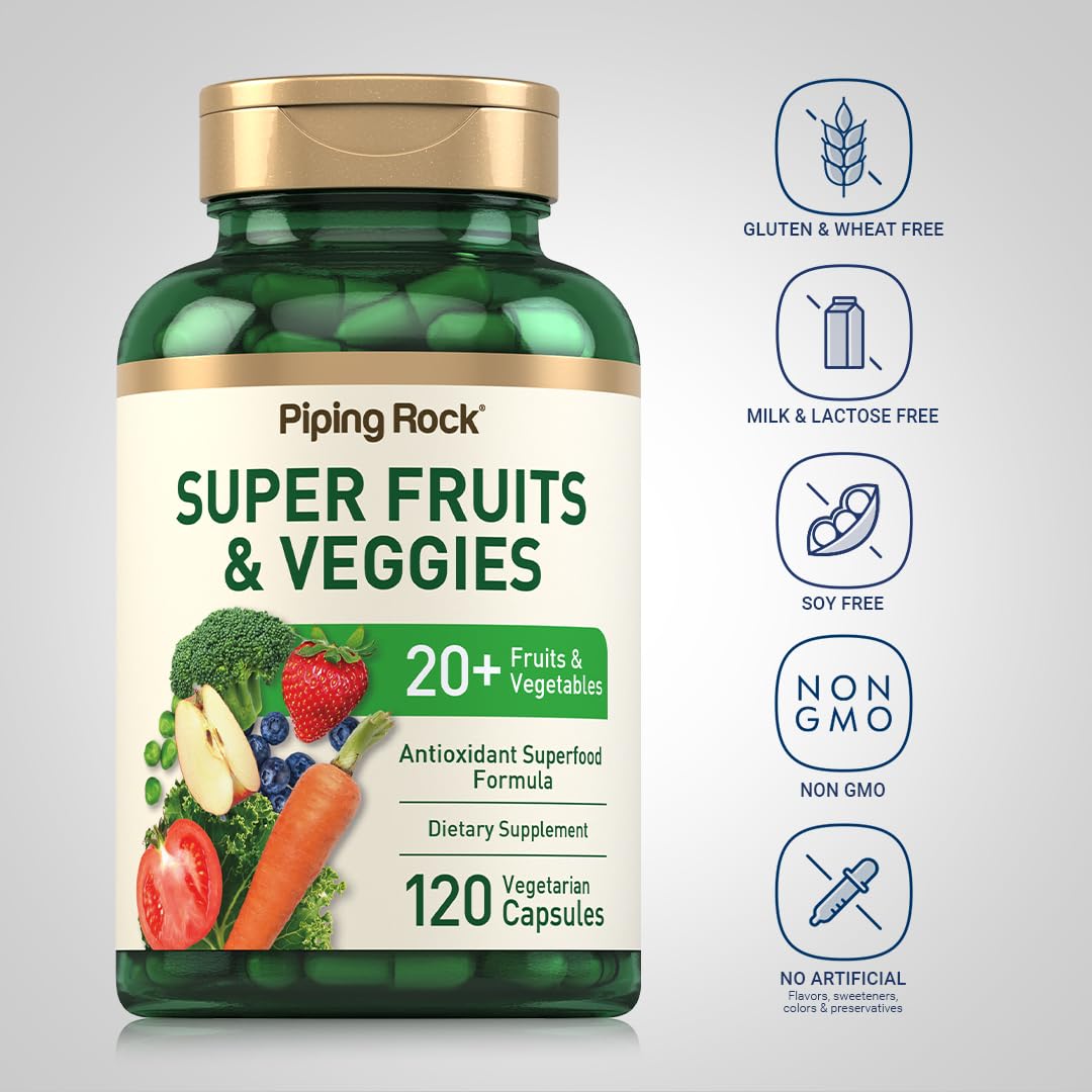 Piping Rock Blended Vitamin & Mineral Supplement capsules close-up