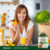 Piping Rock Blended Vitamin & Mineral Supplement on a wooden table