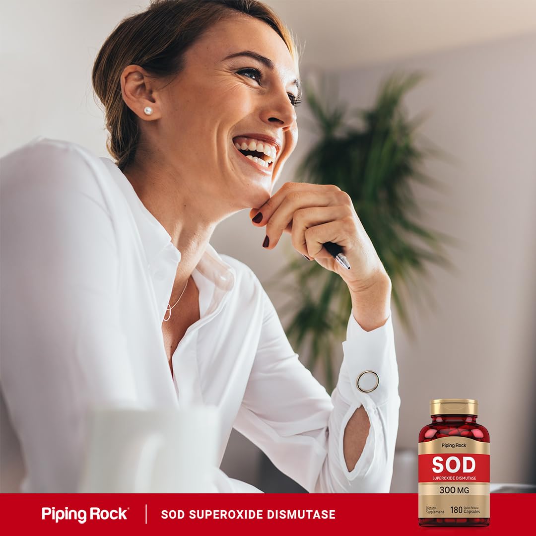 Piping Rock Blended Vitamin & Mineral Supplement on a wooden table