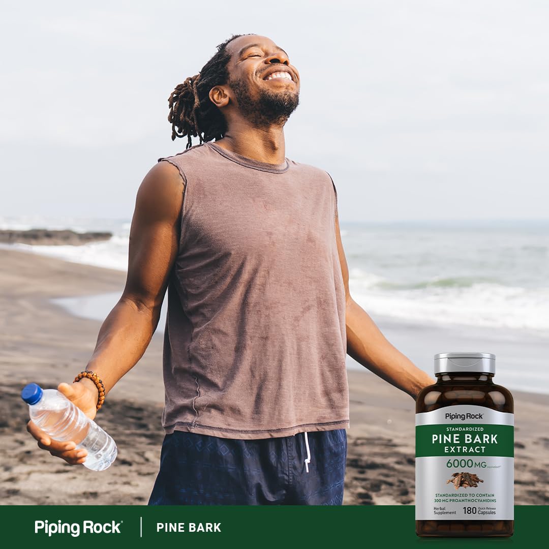 Piping Rock Blended Vitamin & Mineral Supplement on a wooden table