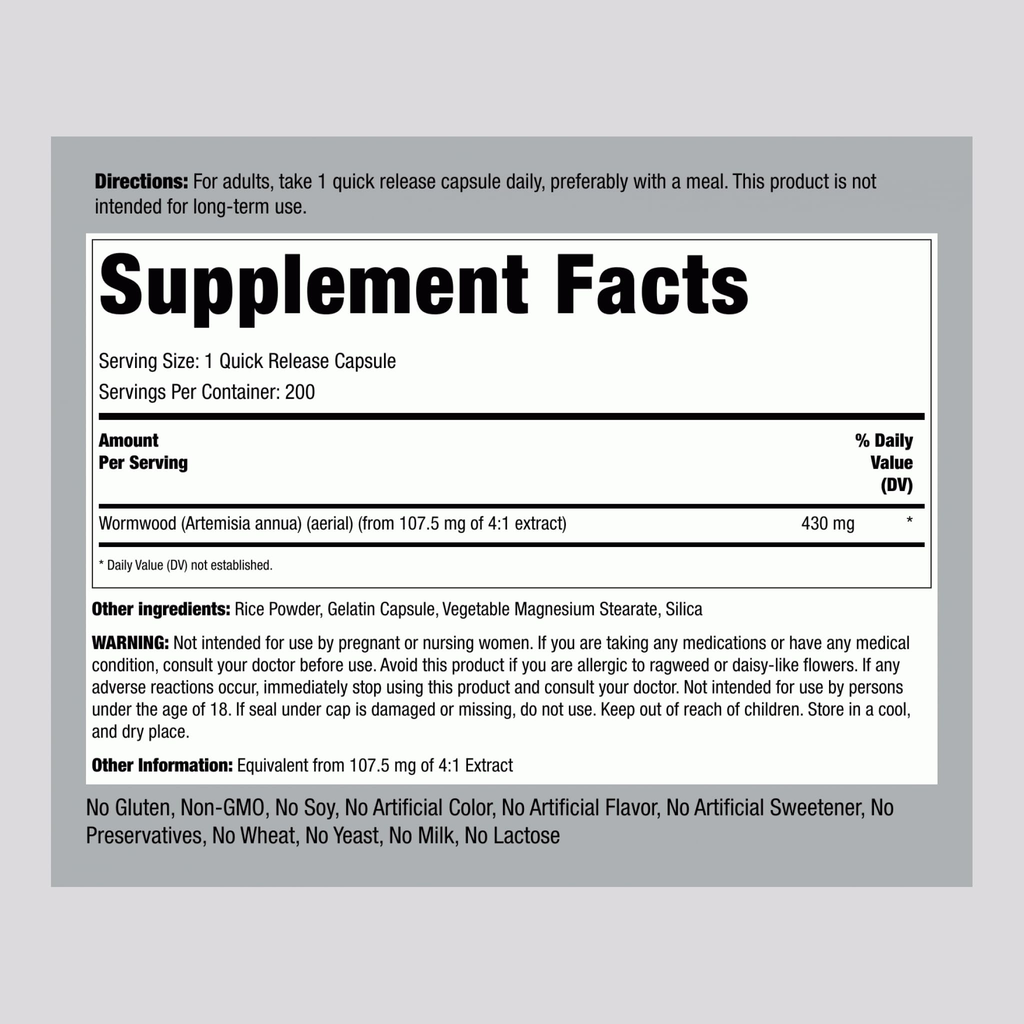 Piping Rock Blended Vitamin & Mineral Supplement side view