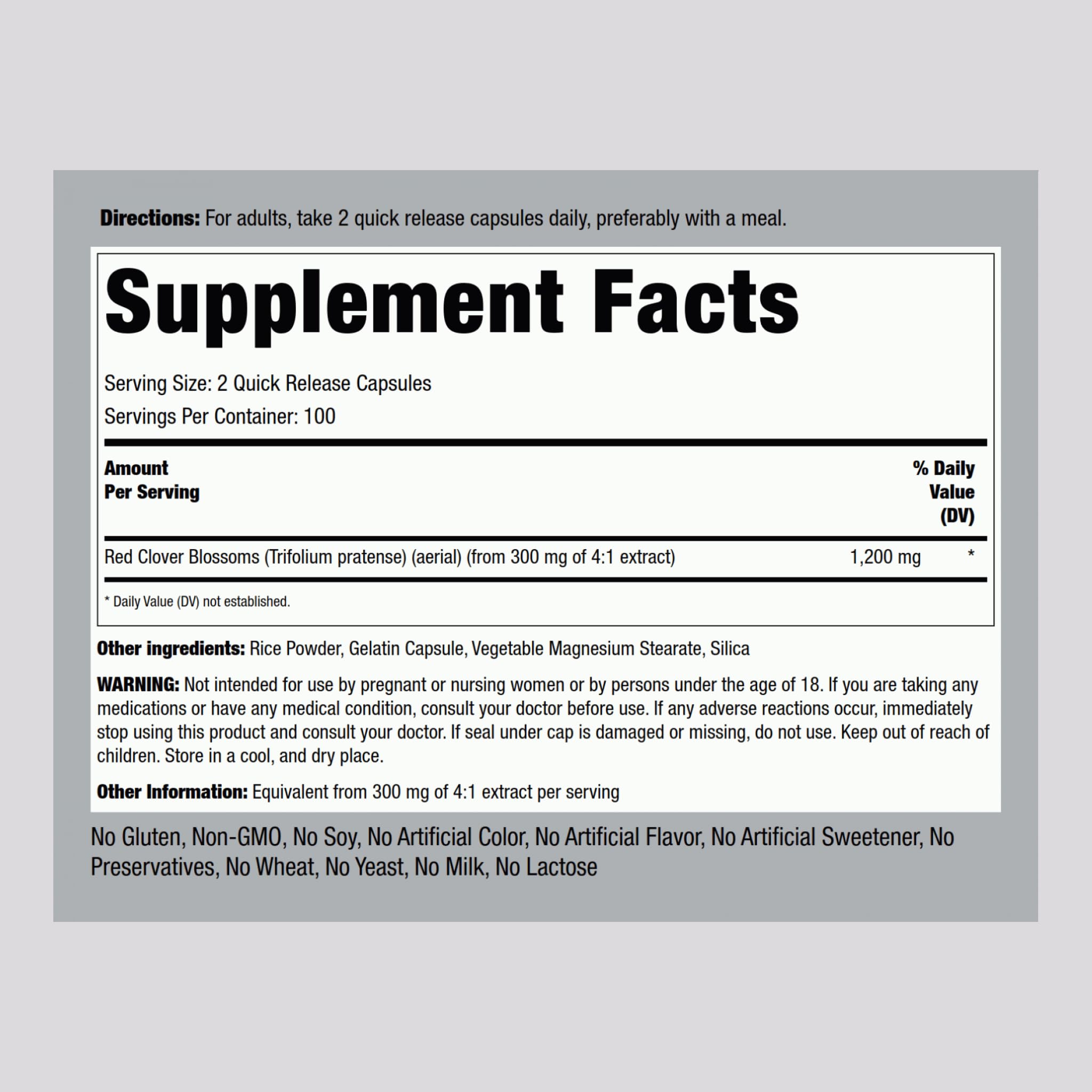 Piping Rock Blended Vitamin & Mineral Supplement side view