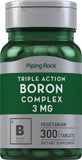 Piping Rock Boron Trace Mineral Supplement front view