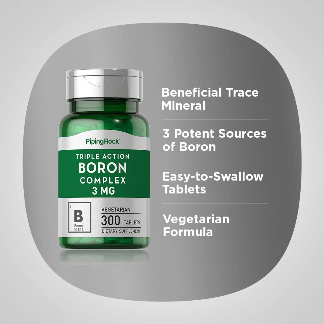 Piping Rock Boron Trace Mineral Supplement packaging