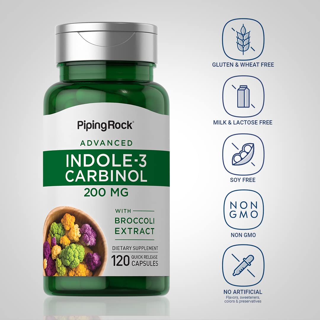 Piping Rock Broccoli & Resveratrol Blend supplement back view