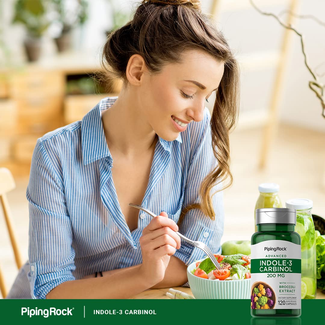 Piping Rock Broccoli & Resveratrol Blend supplement bottle open