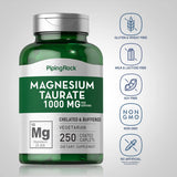 Piping Rock Buffered Magnesium Taurate 1000 mg packaging