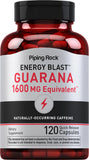 Piping Rock Caffeine Energy Blast capsules front view