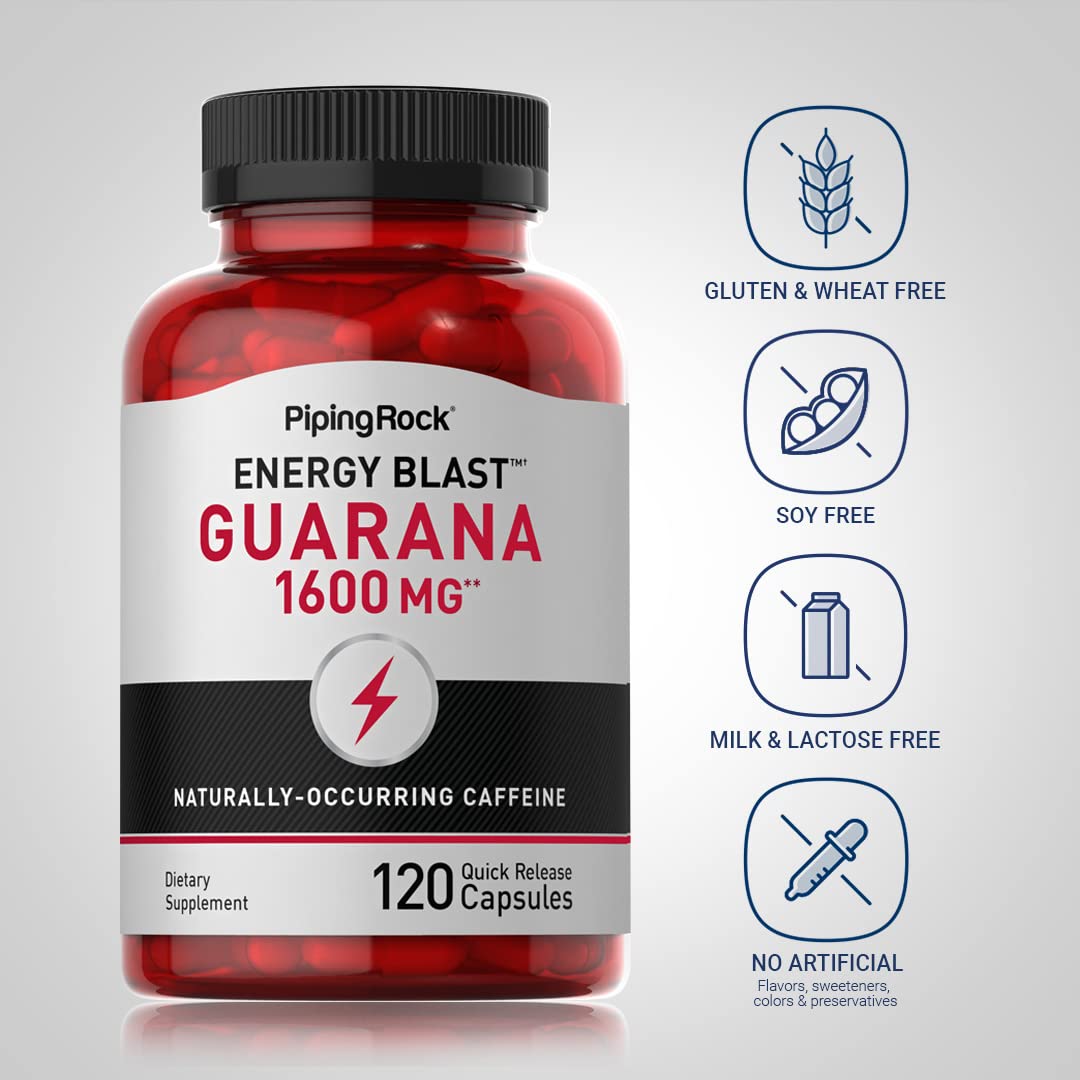 Piping Rock Caffeine Energy Blast capsules packaging