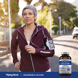 Piping Rock Calcium 1200 mg with Vitamin D softgel lifestyle image
