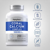 Piping Rock Calcium Supplement 1000mg bottle with label