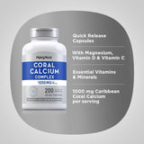Piping Rock Calcium Supplement 1000mg quick release capsules