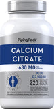 Piping Rock Calcium Supplement 457g front view of packaging
