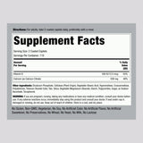 Piping Rock Calcium Supplement 457g side view showing caplets