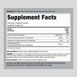 Piping Rock Calcium Supplement side view with label